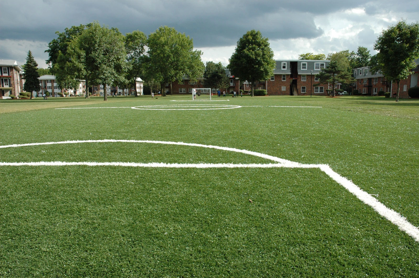 Artificial sports turf installation in Dallas, TX